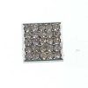 8 mm slide charms set with rhinestone,fits 8 mm width leather band