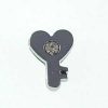 8 mm slide charms set with rhinestone