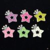 8mm slide charms set with rhinestone,fits 8 mm width leather band
