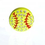 Slide Charms for slide bracelets — sports – softball