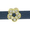 8 mm rhinestone sliding fitting for 8 mm belts and strips