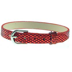 Red – 8mm leather bands slide charm bracelets-Bling Bling