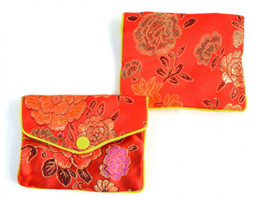 Chinese style Jewelry bag satin jacquard bag 10*12 cm