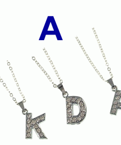 10 mm pendant letters A to Z are optional 10 PCS / bag No necklace