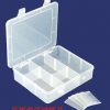 Removable mesh transparent acrylic storage box, jewelry display box 3*3 grid. 18.3*15.5 cm