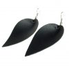 Fashionable sheepskin leaf earrings Lightweight and comfortable Stainless steel earrings hook 3.5*6