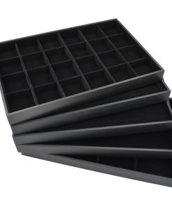 Black flannel display tray 4*6 grid 35*24*3 cm