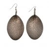 Fashion Leather earrings Suitable for all types of people, lightweight and comfortable stainless steel earrings hook