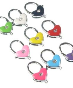 Mixed color DIY enamel key chain accessories
