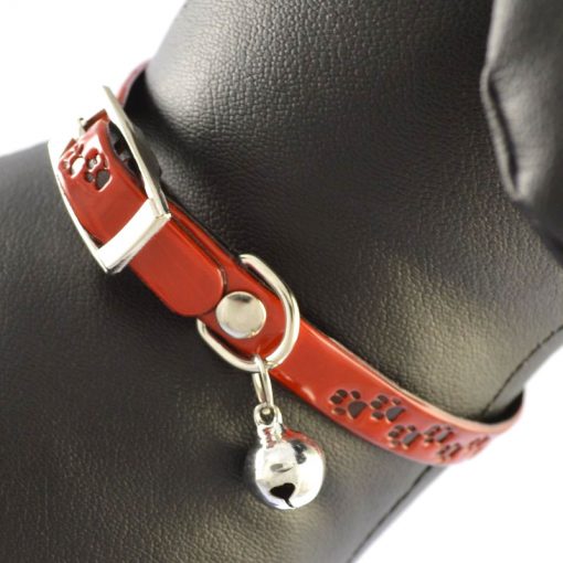 A pet collar with a small bell. Suitable for kittens and puppies Multi-color optional 12 inch .