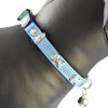 A pet collar with a small bell  Suitable for kittens and puppies Multi-color optional 11.5 inch