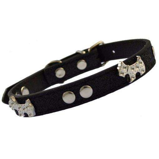 Smaller pet dog belt, 15*0.6 inch Multi-color optional bling bling