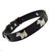 Larger dog band,18*0.75 inch black