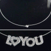 Circle necklace can be used with 8.10 mm letters and other accessories