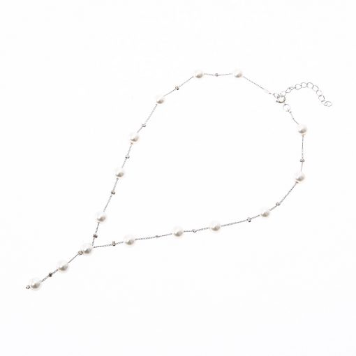 Korean fashion jewelry set Sweet elegant pearl simple temperament necklace earrings bracelet YHY-032