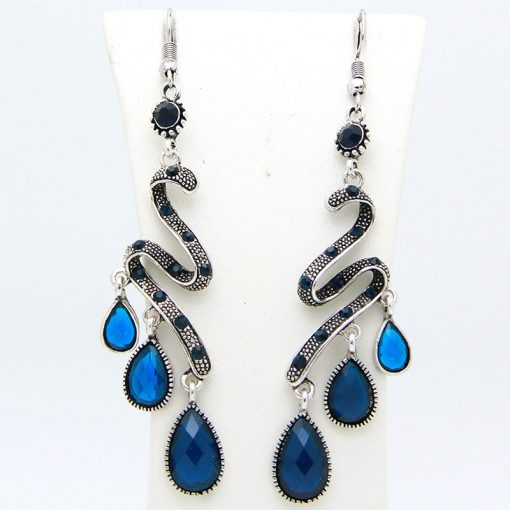 Big-name hot sale Bohemian Peacock Colorful Dotted Earrings Alloy Earrings Wholesale yhy-055