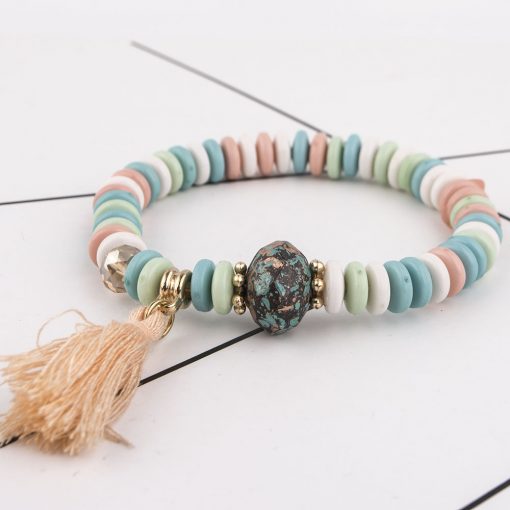 New handmade beaded bodhi tassel palm bracelet multi-layer bracelet YHY-084