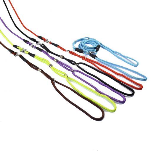 6.5 mm round nylon rope pull dog strap. Suitable for small and medium dogs. 56* inches