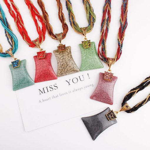 Hot retro item sweater chain Necklace wholesale National style necklace jewelry YHY-105