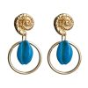 New shell earrings female big circle bohemian conch earrings round earrings YLX-007