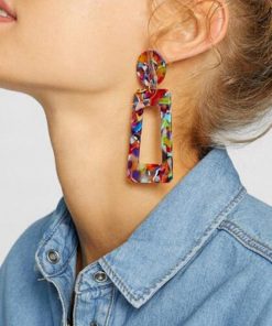 New Acrylic Earrings Hot Women’s Accessories Simple Earrings Jewelry Wholesale ylx-040