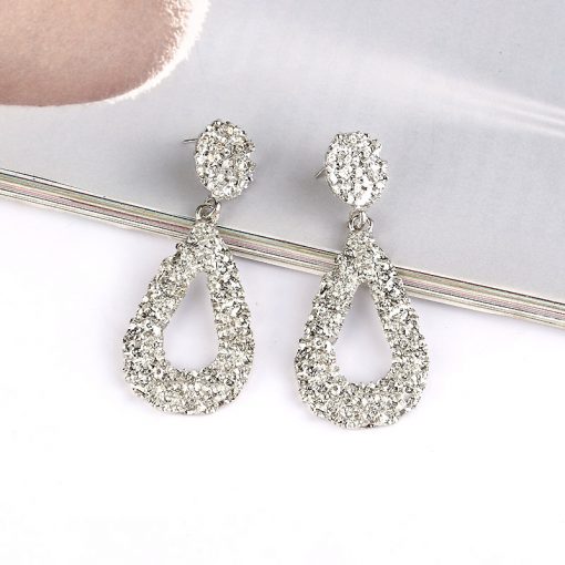 cross-border new drop alloy paint earrings Europe and America exaggerated atmospheric earrings YLX-074