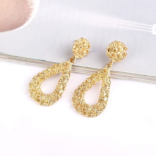 cross-border new drop alloy paint earrings Europe and America exaggerated atmospheric earrings YLX-074