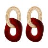 Korean version of exaggerated temperament acrylic earrings women simple wild earrings YLX-131