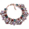 Europe and the United States necklace fashion jewelry diamond crystal clavicle chain exaggerated luxury women jewelry dinner clothing accessories YQL-002