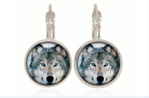 Time Gemstone Henna Best selling Mandala Flower Wolf Head Earrings YFT-096