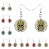 Trend Skull Earrings Fashion Hip Hop Culture Halloween Gift Mixed Batch yft-125