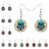 Trend skull earrings Fashion hip hop culture Halloween gifts mixed batch yft-127