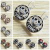 Hot German illustrator Andreas Preis animal illustration time gemstone earrings French hook yft-094