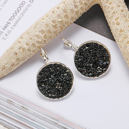 New Europe and the United States popular color diamond personality earrings YFT-116