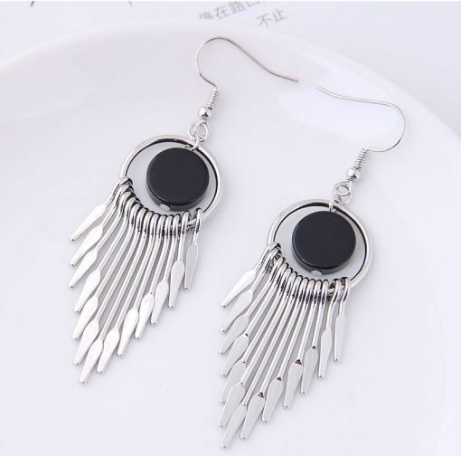 Exquisite Korean fashion sweet and simple fringed temperament personality earrings YLX-062