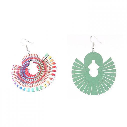 New paint painting National wind earrings wholesale YNR-038