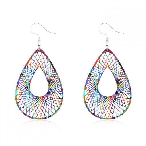 Personalized paint painted women National style earrings wholesale YNR-028