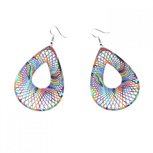 Personalized paint painted women National style earrings wholesale YNR-028