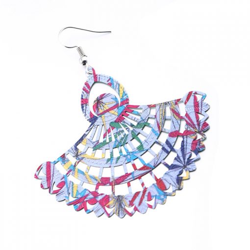 New paint painting National wind earrings wholesale YNR-037