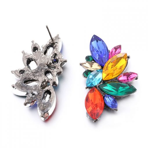 Colored rhinestone earrings popular earrings YNR-022