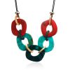 Acrylic Necklace Women Marble Original Necklace Cross-Border Accessories New YNR-015