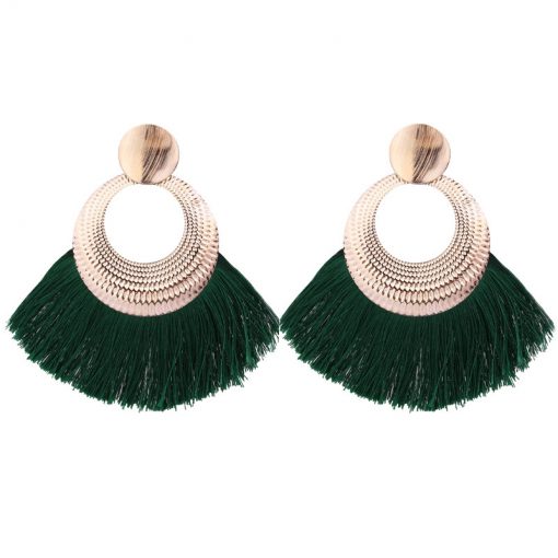 New tassel earrings European and American fashion personality accessories factory direct YLX-036