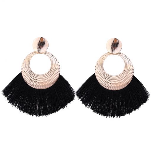 New tassel earrings European and American fashion personality accessories factory direct YLX-036