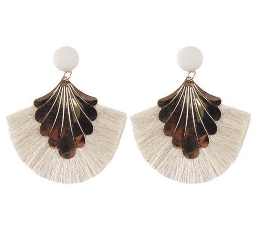 Women’s new creative fashion tassel earrings trend jewelry factory direct YHY-012