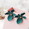 Korean version of daisy petals earrings female personality exaggerated long earrings Korean temperament wild ear jewelry YLX-047