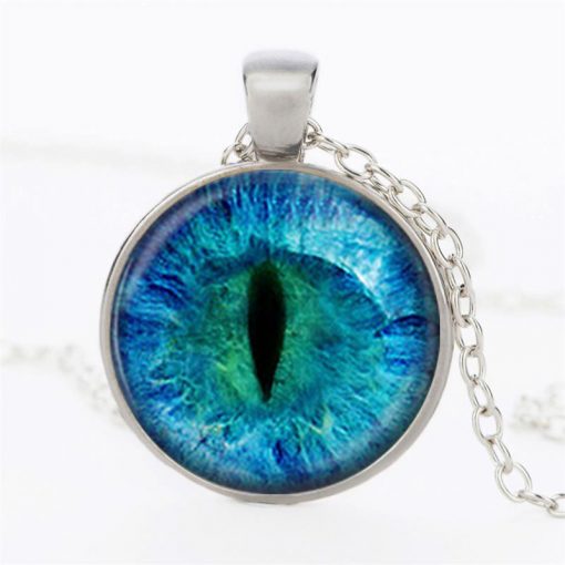Time Gemstone Eye Necklace Jewelry Pendant Wholesale YFT-132