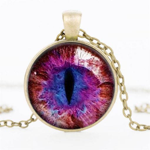 Time Gemstone Eye Necklace Jewelry Pendant Wholesale YFT-134