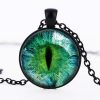 Time Gemstone Eye Necklace Jewelry Pendant Wholesale YFT-133