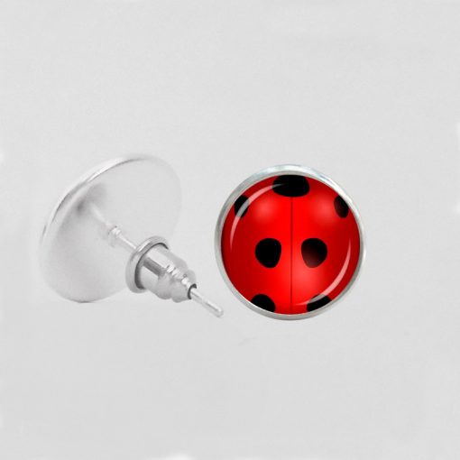 New hot seven-star ladybug lady  time gemstone necklace earrings earrings bracelet keychain YFT-139