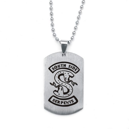Men River Valley Town Riverdale Time Gem Stainless necklace YFT-145